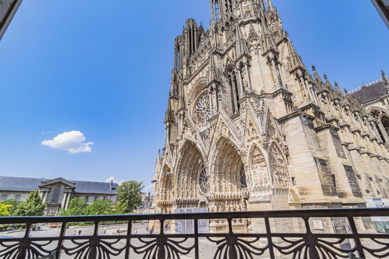 شقة Au Pied De La Cathedrale #Vuemagique رانس المظهر الخارجي الصورة